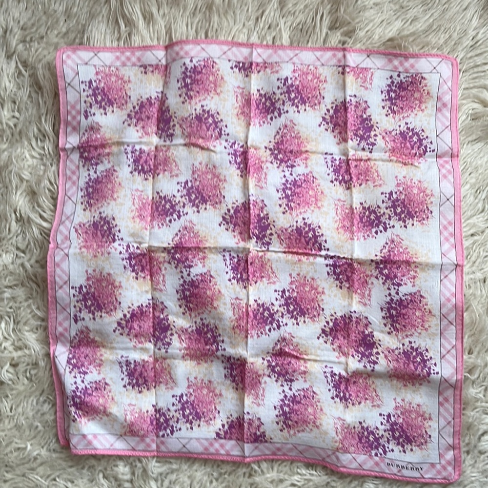 Woman’s Burberry scarf